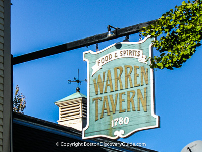 Warren Tavern in Charlestown neighborhood, Boston MA