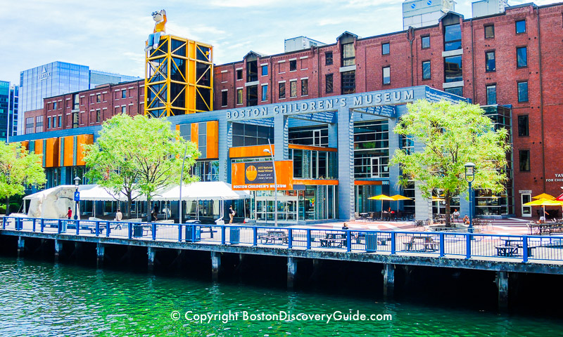 Boston Children's Museum on Fort Point Channel in the South Boston Waterfront neighborhood