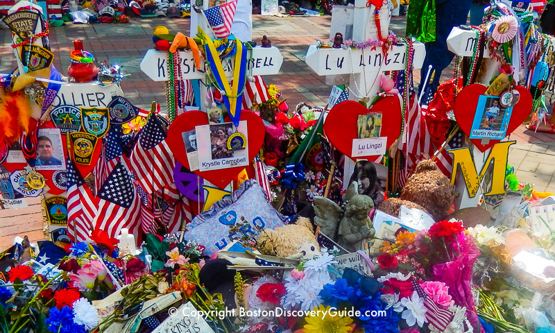 Boston Marathon Bombing Memorial - Photos the four people killed by the Marathon bombers