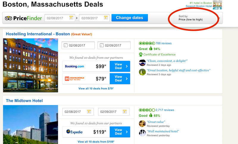 TripAdvisor Boston, MA deals