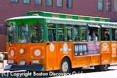 Boston Trolley from Boston's Cruise Terminal to Faneuil Hall Marketplace